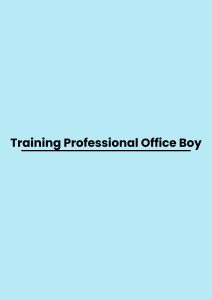 Training Professional Office Boy pelatihan Professional Office Boy di jogja