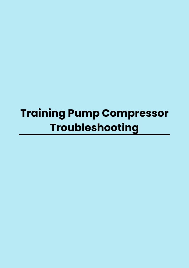 pelatihan Pump Compressor Troubleshooting di jogja