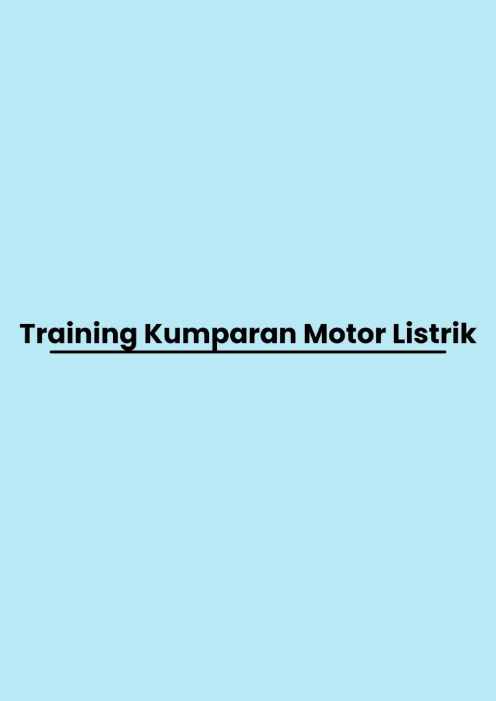 pelatihan Kumparan Motor Listrik di jogja