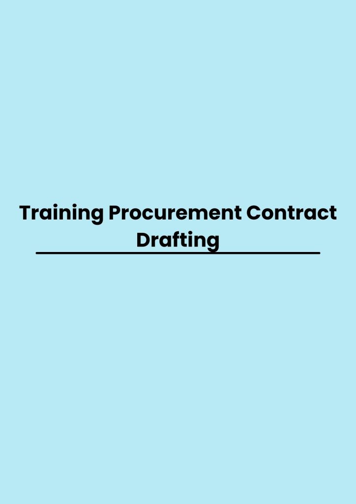 pelatihan Procurement Contract Drafting di jogja
