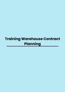 pelatihan Warehouse Contract Planning di jogja