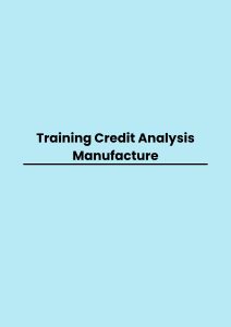pelatihan Credit Analysis Manufacture di jogja