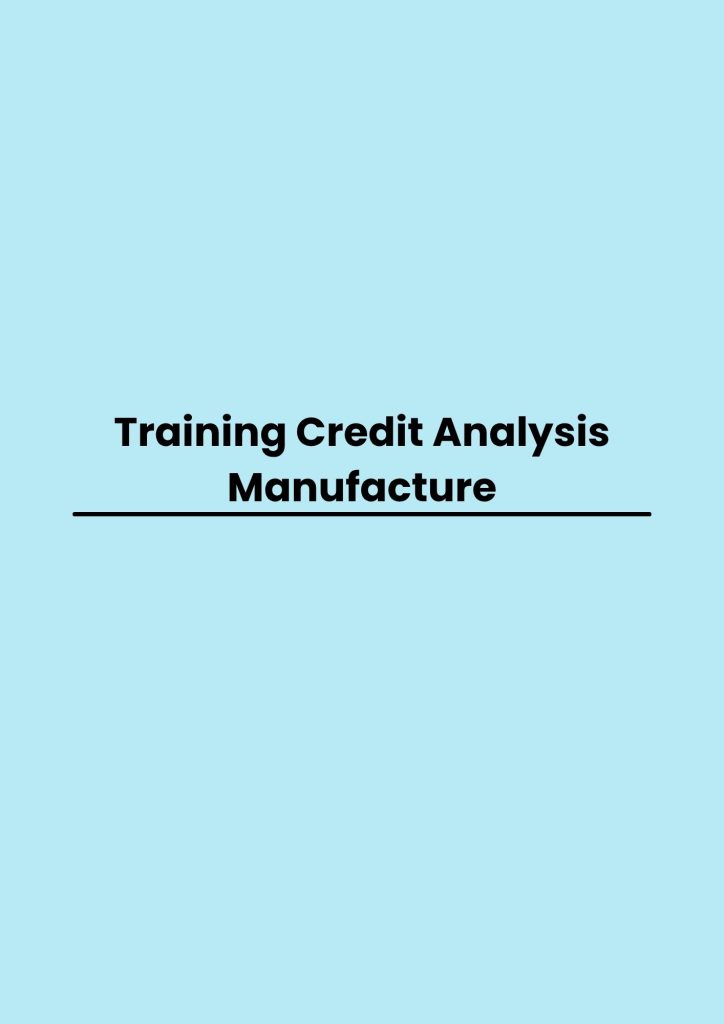pelatihan Credit Analysis Manufacture di jogja
