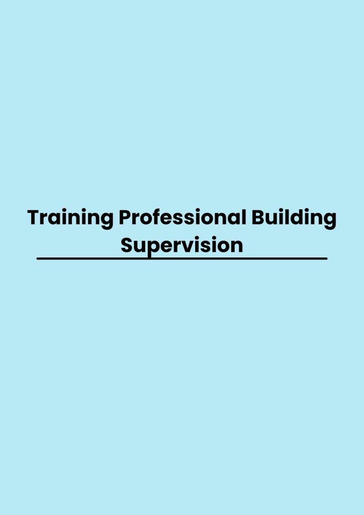 Training Professional Building Supervision pelatihan Professional Building Supervision di jogja