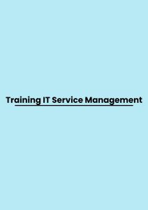 pelatihan IT Service Management di jogja