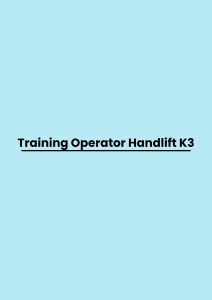 pelatihan Operator Handlift K3 di jogja