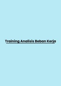 pelatihan Analisis Beban Kerja di jogja