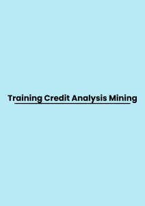 pelatihan Credit Analysis Mining di jogja