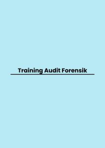 pelatihan Audit Forensik di jogja