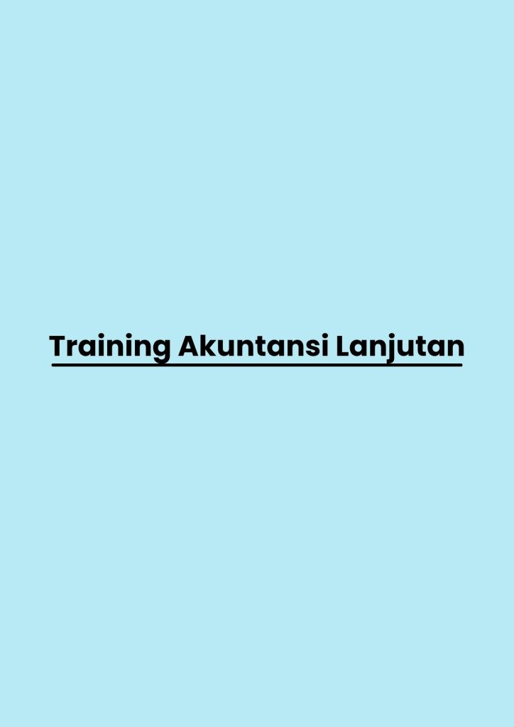 pelatihan Akuntansi Lanjutan di jogja