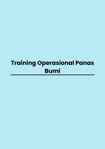 Training Operasional Panas Bumi pelatihan Operasional Panas Bumi di jogja
