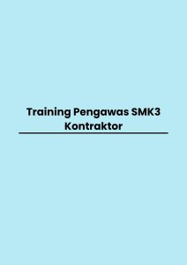 pelatihan Pengawas SMK3 Kontraktor di jogja