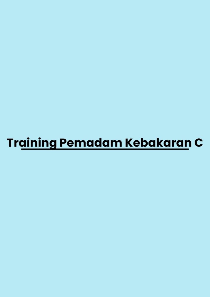 pelatihan Pemadam Kebakaran C di jogja