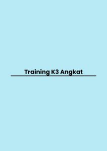 pelatihan K3 Angkat di jogja
