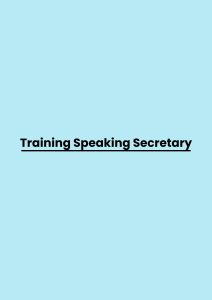 Training Speaking Secretary pelatihan Speaking Secretary di jogja