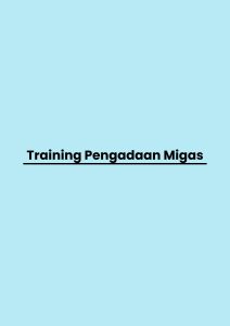 pelatihan Pengadaan Migas di jogja