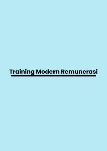 Training Modern Remunerasi pelatihan Modern Remunerasi di jogja