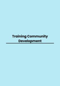 Training Community Development pelatihan Community Development di jakarta