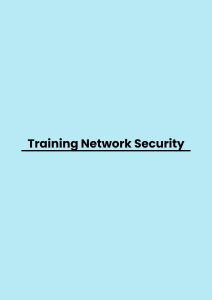 pelatihan Network Security di jogja