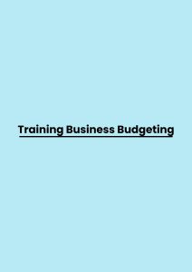 pelatihan Business Budgeting di jakarta