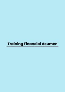 Training Financial Acumen pelatihan Financial Acumen di jakarta